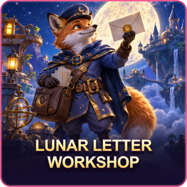 Lunar Letter Workshop — original game artwork