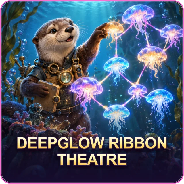 Deepglow Ribbon Theatre — original game artwork