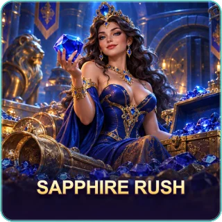 Sapphire Rush — Rising free spins